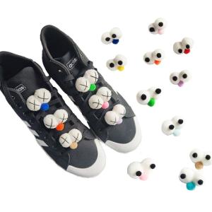 Buy cheap slippers shoe buckle Big Eyes Shoe Decoration Charms Customized Gold Color Plating from wholesalers