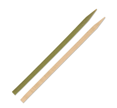 Quality 15cm Bamboo Paddle Picks Skewers for BBQ 100packs for sale