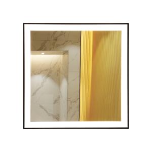 LED Wall Mounted Dressing Mirror With Lights High Definition For Hotel