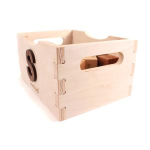Buy cheap Several Color Wooden Crates With Handle , Custom Made Large Unfinished Wood Box Without Lid from wholesalers
