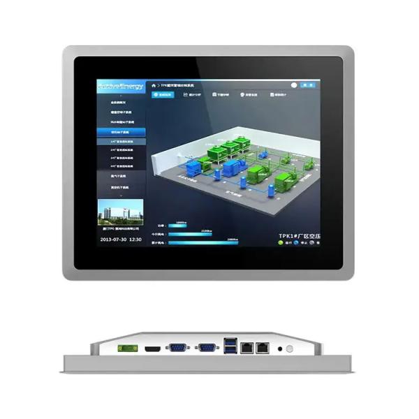 Quality IP65 Waterproof Fanless Industrial Monitor Embedded 300cd/M2 Brightness for sale