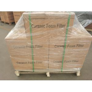 Buy cheap High Thermal Conductivity Ceramic Foam Filter For Metal Casting Ceramic Filter Making Line from wholesalers