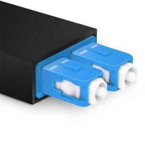 SC Fiber Loopback Adapter Singlemode Dustproof For Telecommunication Networks