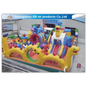 Buy cheap Safety Octopus Party Style Inflatable Amusement Park With Slide For Fun Games from wholesalers