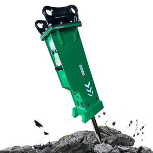 Buy cheap Custom Hydraulic Demolition Hammer Breaker Attachment For Mining backhoe from wholesalers