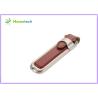 Buy cheap Black Leather USB Flash Disk custom printing , novelty usb 2.0 pen drive with Tin box from wholesalers