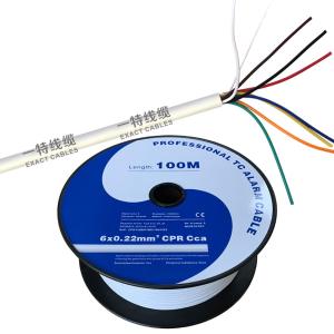 Industrial ExactCables Communication Cable Solid 12x24AWG CPR Eca LSF Insulation