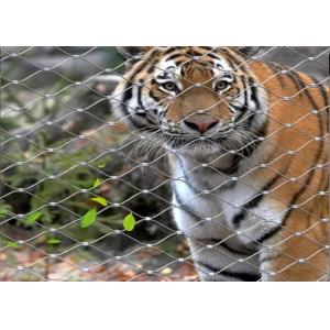 Buy cheap Flexible SS Wire Rope Mesh Customized Lightweight Tiger Fencing from wholesalers