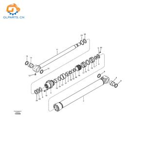 Buy cheap VOE14563823 VOE 14563823 Bucket Cylinder For Volvo EC360B EC330B Excavator Hydraulic Parts from wholesalers