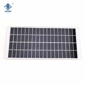 Buy cheap 5.2W Portable Glass Solar Panel Charger ZW-255155-G Poly Glass Paminated Solar Panels 18V 290mA from wholesalers