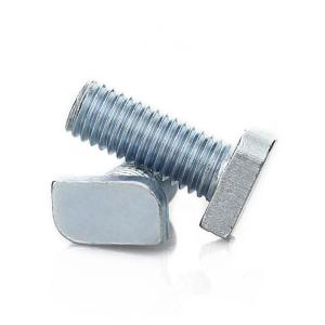 Grade 8.8 M16 SAE GRADE 5 1/2 Inch full threaded T Head Bolt Zinc Plated