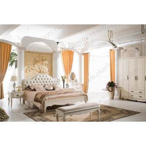 Buy cheap Rococo furniture, solid wood double bed 8009 from wholesalers