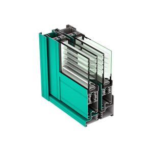 Buy cheap ISO140012.2mm Hollow Shutter Aluminium Sliding Window Profile from wholesalers