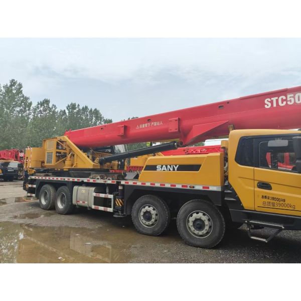 Buy cheap Used Sany SYM5396JQZ50E 50t Truck Crane with High Efficiency and Dual-Power Design for Construction and Mining from wholesalers