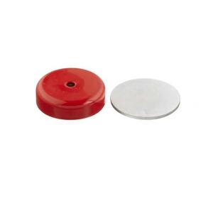 Buy cheap Red Shallow Pot Alnico 5 Magnets With Countersunk Hole from wholesalers