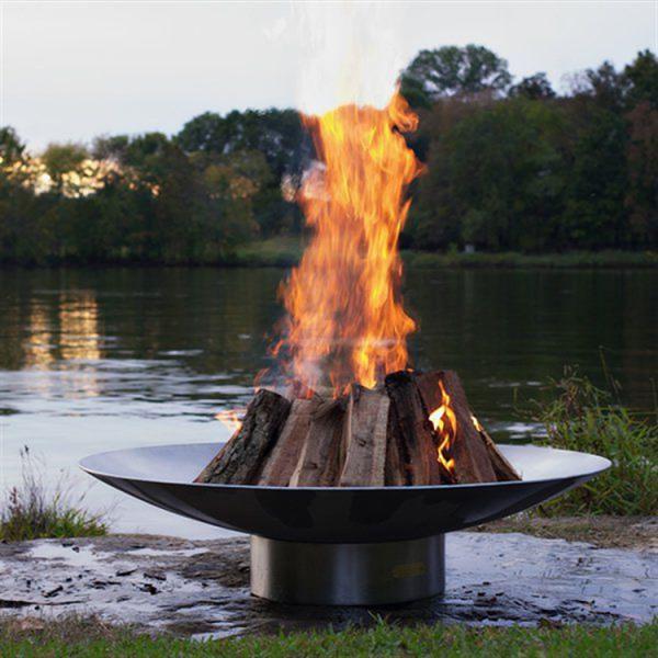 Quality Customized Weathering Steel Charcoal Burning Fire Pit For Camping for sale