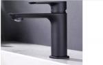 Buy cheap 304ss Matt Black Wall Mounted Tap Wash Basin Steel Tap for Vanity Sink from wholesalers
