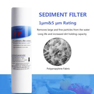 Buy cheap 10/20inch 1/5 Micron PP Melt Blown Water Filter Cartridge for Home Water Purification from wholesalers