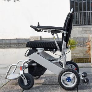 Buy cheap Brushless Motor Foldable Electric Wheelchair 120KG Load Lightweight from wholesalers
