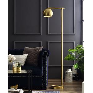 Buy cheap direct factory antique brass LED floor lamp eye protection work light office standing lamp hotel guest room light luxury from wholesalers
