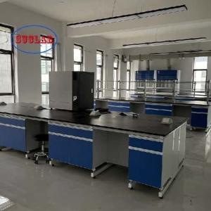 Excellent Customer Service Multiple Cabinets and Wood Materials Chemistry Lab