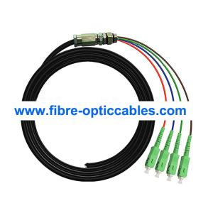 China 4 Core G652 Waterproof Fiber Optic Cable LSZH SC/APC on sale