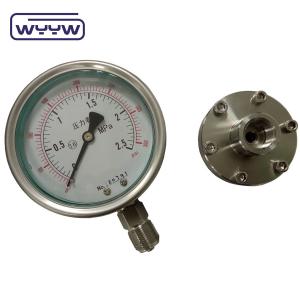 Buy cheap all stainless steel diaphragm seal pressure gauge manometer from wholesalers