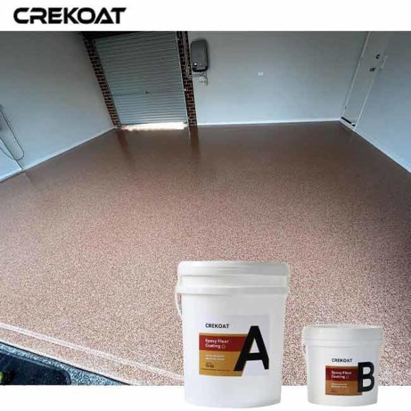 Buy cheap Unique Look Epoxy Flake Floor Coating Resistant To Yellowing And Discoloration from wholesalers