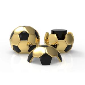 Buy cheap Zinc Alloy High Aesthetics Spherical Perfume Bottle Cap Eco Friendly from wholesalers