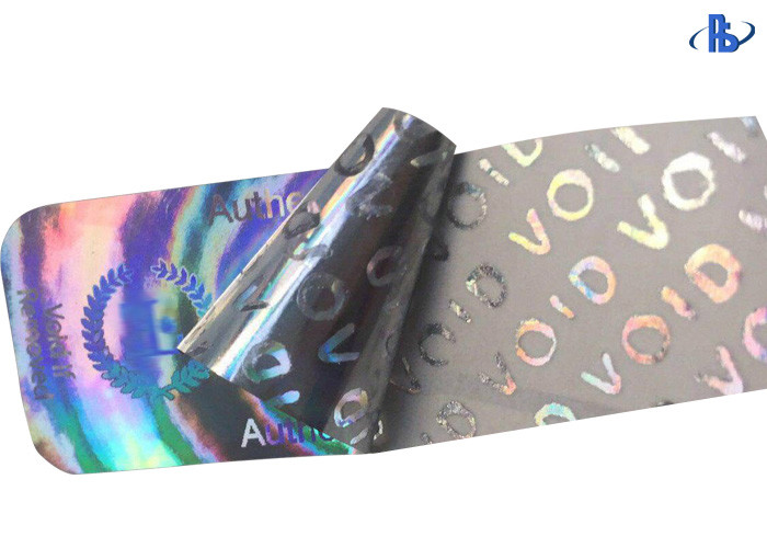 Buy cheap QR Code Tamper Evident Holographic Security Stickers For Authentication product