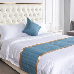 China 1.2m Cotton Bedspread Scarf For Hotel Decor Cushion Cover on sale