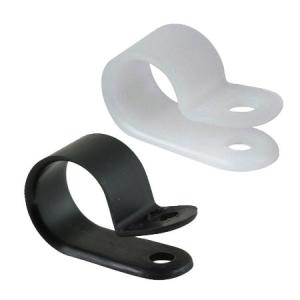 Buy cheap Waterproof R Type Nylon66 Cable Wire Clips Electrical Cable Clamp 1/8 - 1 Inch Size product