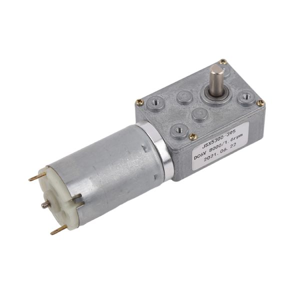 Quality 90 Degrees Double Shaft Worm Gear Motor 24V Cylinder DC Motor Motor diameter 31mm for sale