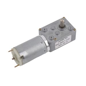 Buy cheap 90 Degrees Double Shaft Worm Gear Motor 24V Cylinder DC Motor Motor diameter 31mm from wholesalers