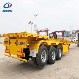 2-3 Axle Skeleton Semi Trailer for 20ft 40ft Containers