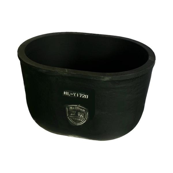 Quality Chemical Stability Oval Crucible Metal Melting Silicon Carbide Graphite Crucible for sale