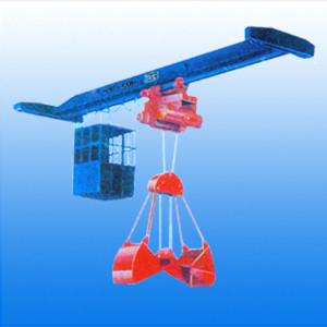 Buy cheap 5T LZ Type Single Girder Grab Overhead Crane Equipped With Electric Hoist from wholesalers