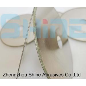 Continuous Rim 1A1R Electroplated Diamond Cutting Wheels For Stone