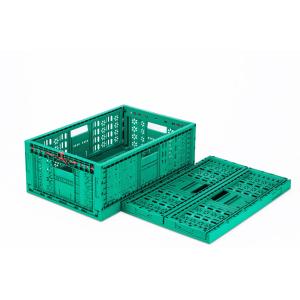 Buy cheap Collapsible 600x400x225mm PP Plastic Mesh Crate for Convenient Vegetable Transportation from wholesalers