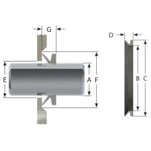 Buy cheap NBR PTFE Rotary Shaft Seal Ring Va Type Pure Rubber Sealing Ring from wholesalers