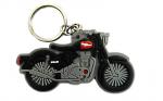 Motorcycle Pattern Personalized Rubber Keychains , Custom Rubber Keychains Good