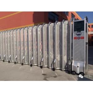 Buy cheap Aluminium Alloy Expandable Electric Retractable Gate Folding With Mesh Screen from wholesalers