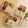 Buy cheap Costom Printed Paper Pulp Takeaway Sauces Packing Tableware Multi-Compartment Bagasse Pulp Biodegradable Lunch Boxes from wholesalers