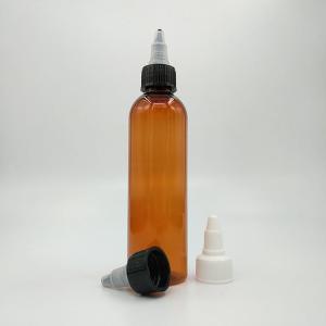 Buy cheap Custom Clear Plastic Screw Top Bottles With Custom Label Panel And Screw Neck Finish from wholesalers