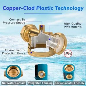 Buy cheap 3/4 Inch Water Pre Filter with 5T/H Flow Rate and Self-Cleaning Design for Household Use from wholesalers