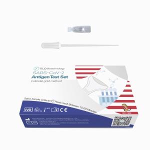 Buy cheap iiLO 70mm SARS-CoV-2 Antigen Self Test Set Saliva Sample Collector Malaysia 1 test/box from wholesalers