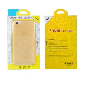 Hot Sale Custom Designed Apple Phone Case Packaging Box Plastic Window Carton