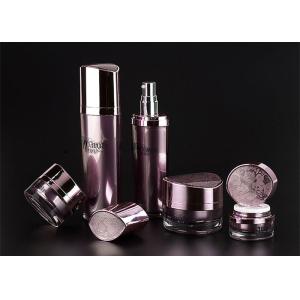 Buy cheap Jet Molding Empty Makeup Bottles With A Red And Red Head Cap from wholesalers