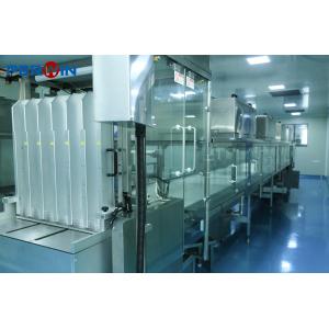 Buy cheap Compressed air 0.4-0.8Mpa Petri Dish Filling Machine for 150mm Plates with SS304 Frame from wholesalers