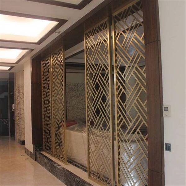 Decorative Metal Screen interior partition wall panel designs customized metal furniture